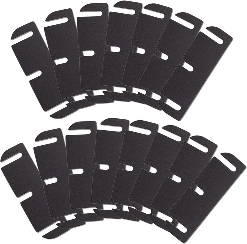 QUFA Door Hinge Shims for Interior Door Alignment, Easy Gap Filler to Fix Air Leaks, Sticking or Misaligned Doors, Trimmable 3.5 Inch Hinge Spacers 0.060 Inch Thick (15 Pack) - Image 1